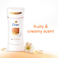Dove Even Tone Antiperspirant Deodorant, Apple Blossom & Mango Butter, 2.6oz