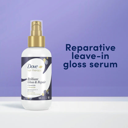 Dove Hair Therapy Brilliant Gloss & Repair Leave-in Hair Treatment, 5.5 Oz -