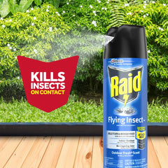 Raid Flying Insect Killer, Outdoor Fresh Scent, 15 Oz.