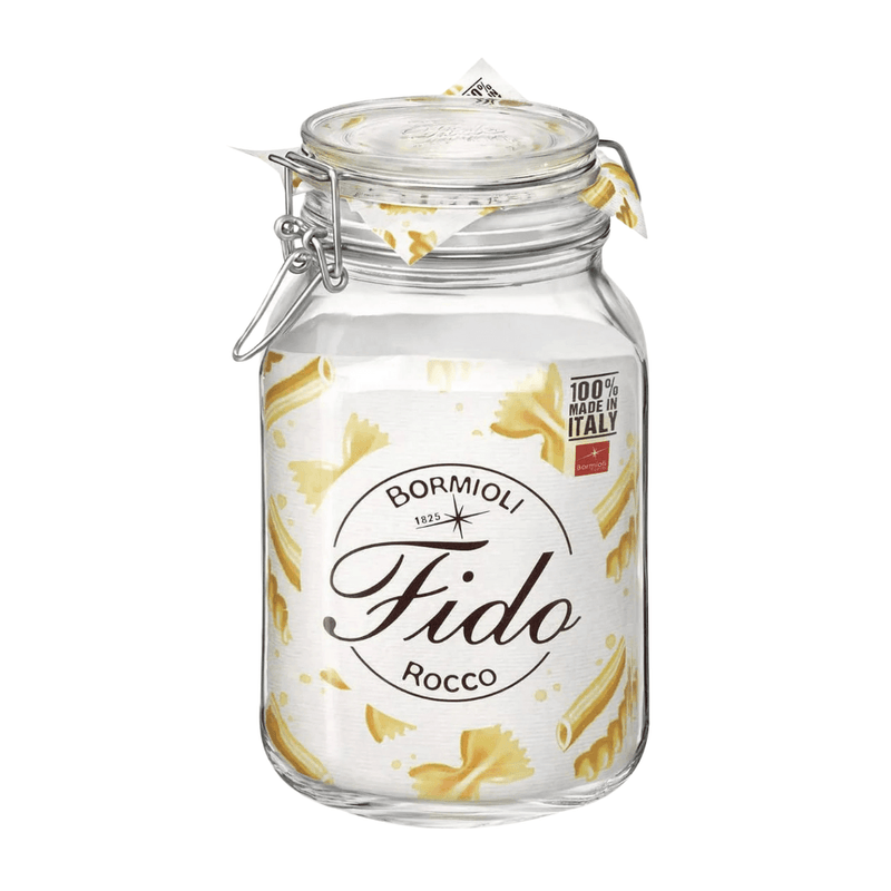 Bormioli Rocco Fido Glass Canning Jar Italian, 2 Liter - First Choice Buying