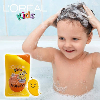 L'Oreal Kids Shampoo, Tropical Mango, 8.45 oz, image 3