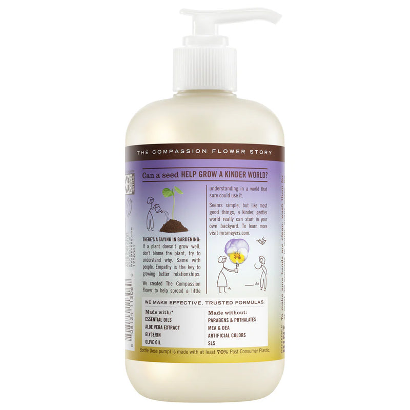 Mrs. Meyers Clean Day Liquid Hand Soap, Compassion Flower, 12.5oz