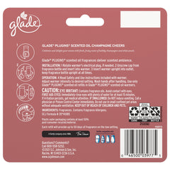 Glade PlugIns Scented Oil Refills, Champagne Cheers, 5 Count