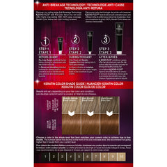 Schwarzkopf Keratin Color Permanent Hair Color, 6.33 Light Gold Brown
