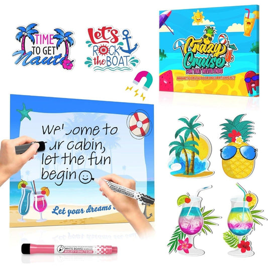 Crazy Cruise Door Decorations Magnetic 10-Piece Set -