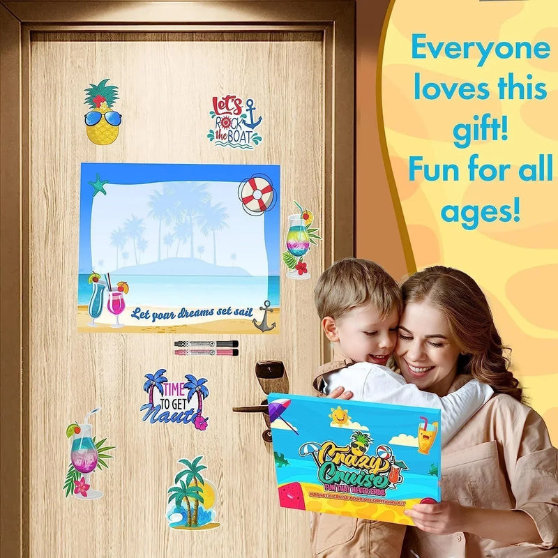 Crazy Cruise Door Decorations Magnetic 10-Piece Set - First Choice Buying