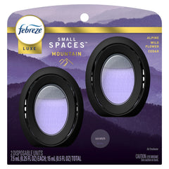 Febreze Small Spaces Air Freshener, Mountain Scent, 2 Count