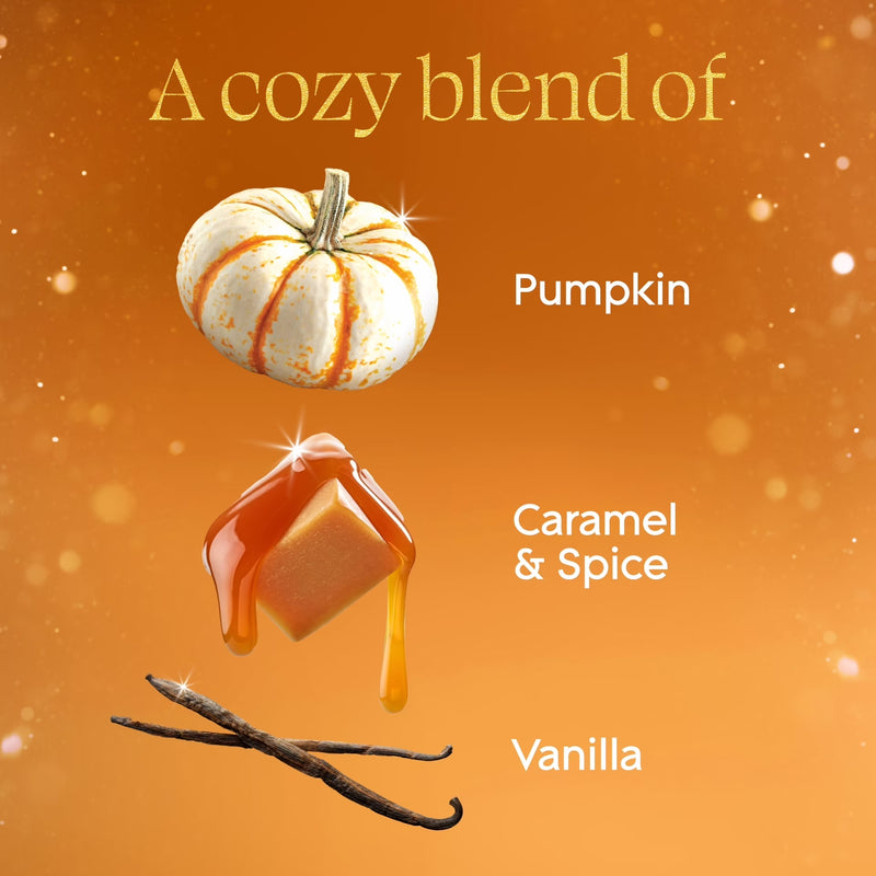 Glade PlugIns Starter Kit, 1 Warmer + 2 Refills, Pumpkin & Ginger