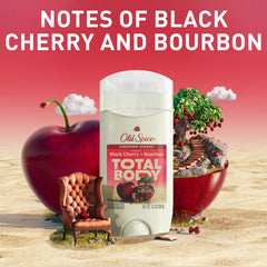 Old Spice Total Body Deodorant Variety Pack, Aloe, Mandarin & Black Cherry, 3oz, 3-Pack