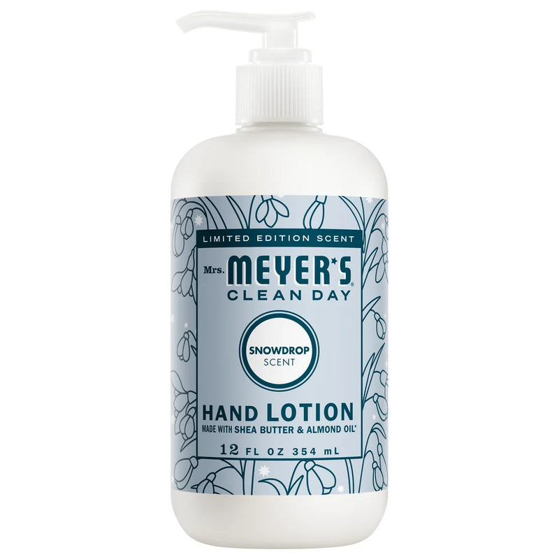 Mrs. Meyer's Clean Day Hand Lotion, Snowdrop, 12oz