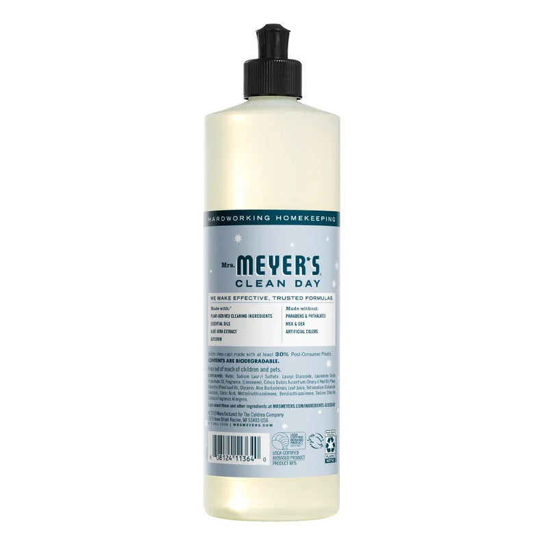 Mrs. Meyer's Clean Day Liquid Dish Soap, Snowdrop, 16 Oz