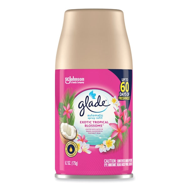 Glade Automatic Spray Refills, Exotic Tropical Blossoms, 6.2oz