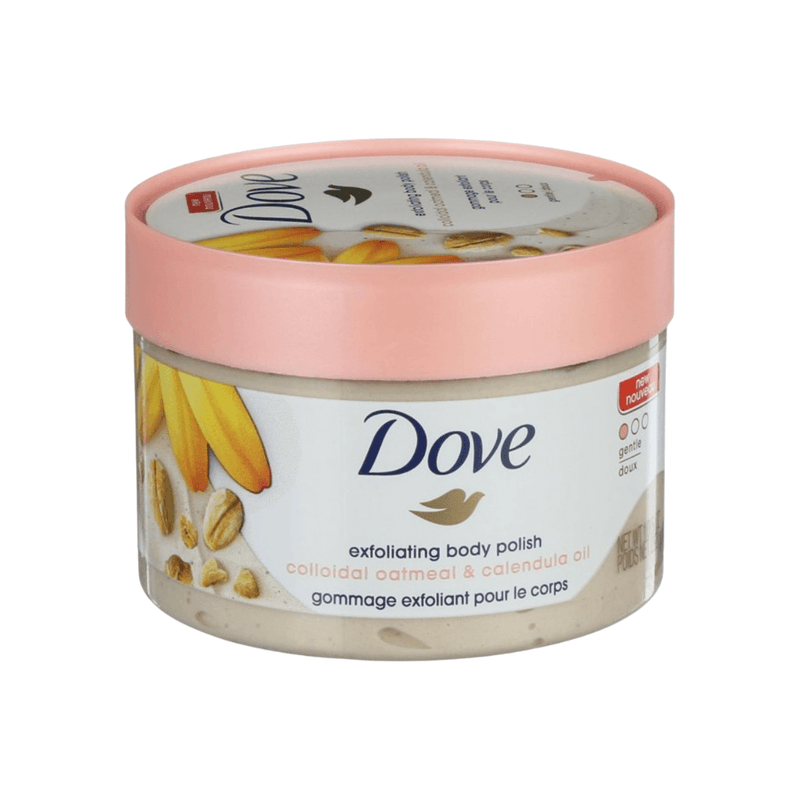 Dove Exfoliating Body Polish, Colloidal Oatmeal and Calendula Oil, 10.5 oz - First Choice Buying