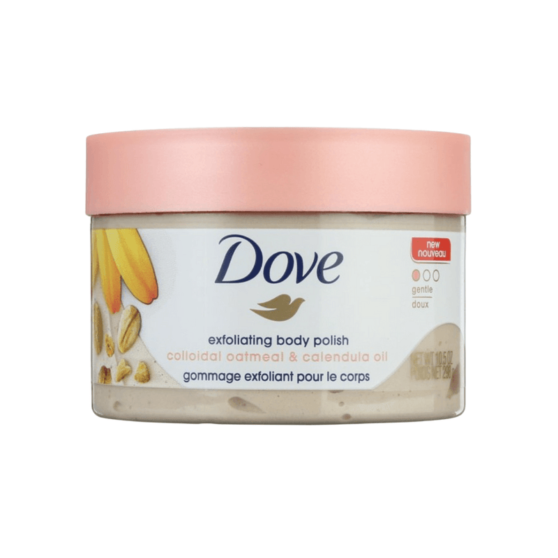 Dove Exfoliating Body Polish, Colloidal Oatmeal and Calendula Oil, 10.5 oz - First Choice Buying