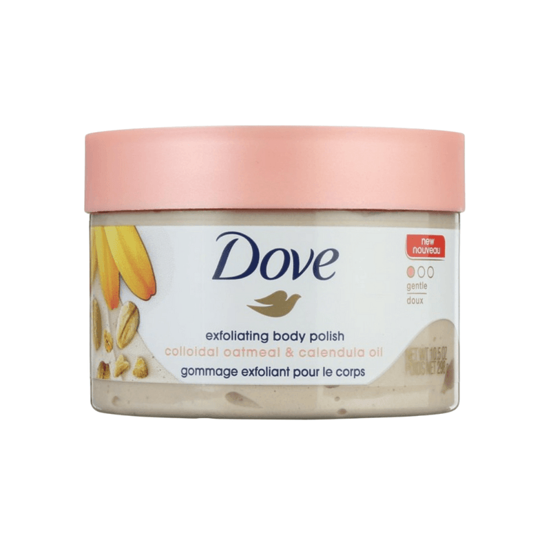 Dove Exfoliating Body Polish, Colloidal Oatmeal and Calendula Oil, 10.5 oz - First Choice Buying