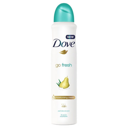 Dove Go Fresh Pear & Aloe Vera Scent Antiperspirant Spray, 8.4oz -