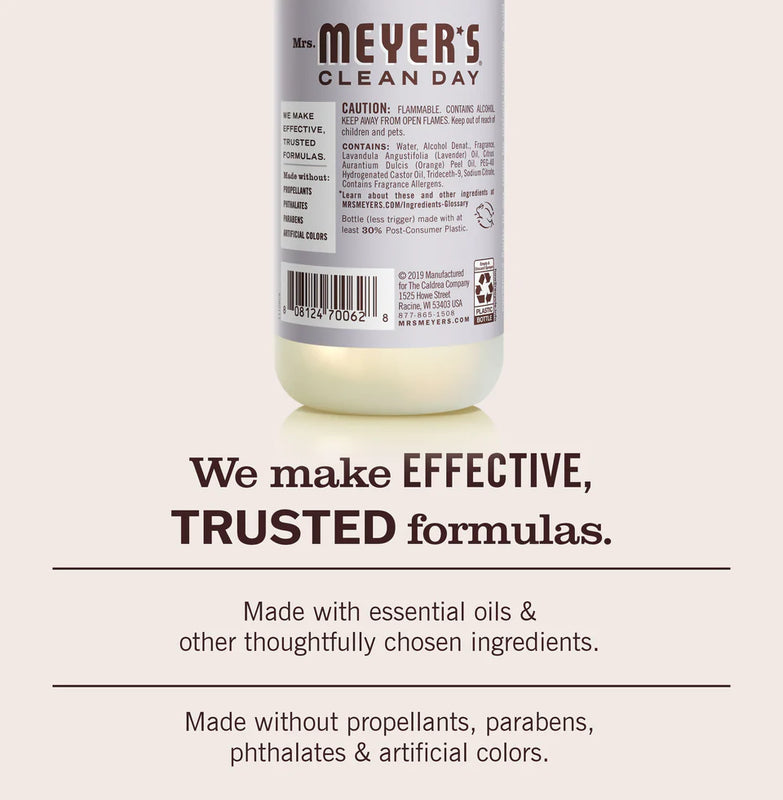 Mrs. Meyer's Room Freshener Spray, Lavender, 8oz