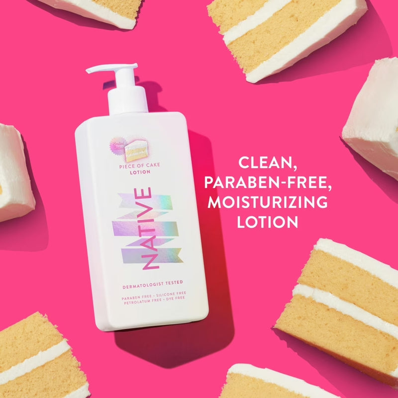 Native Body Lotion, Piece of Cake, 16.5oz