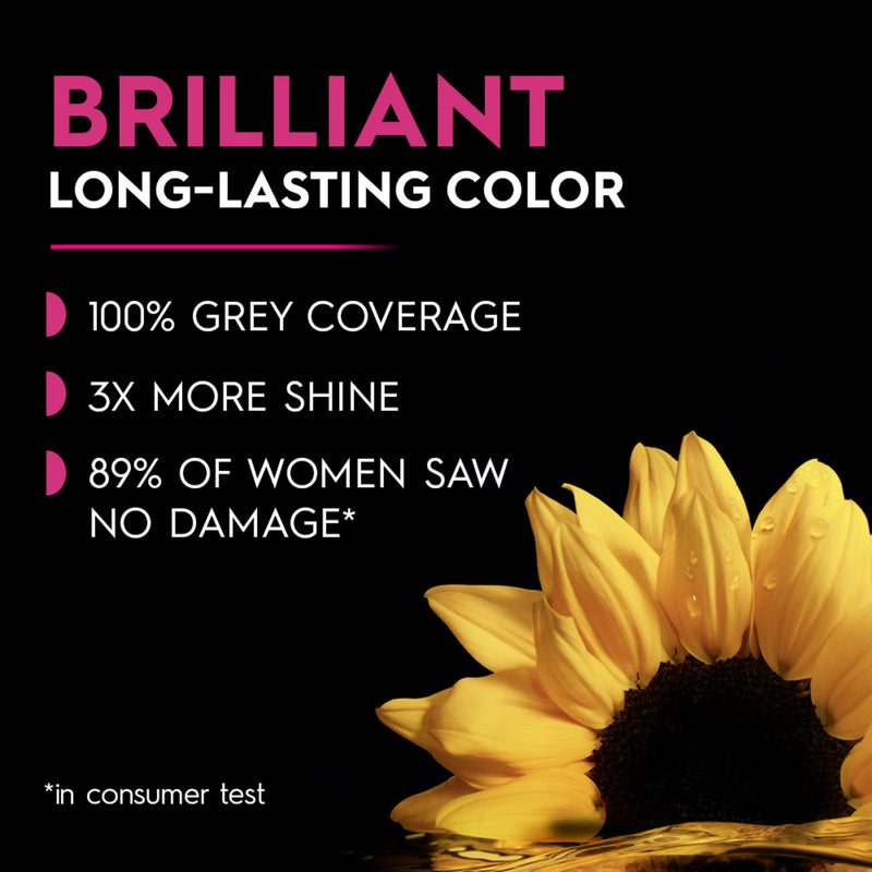 Garnier Olia Oil-Powered Permanent Hair Color, 4.15 Dark Soft Mahogany