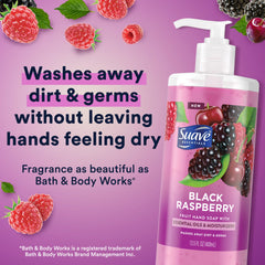 Suave Hand Wash, Black Raspberry, 13.5oz