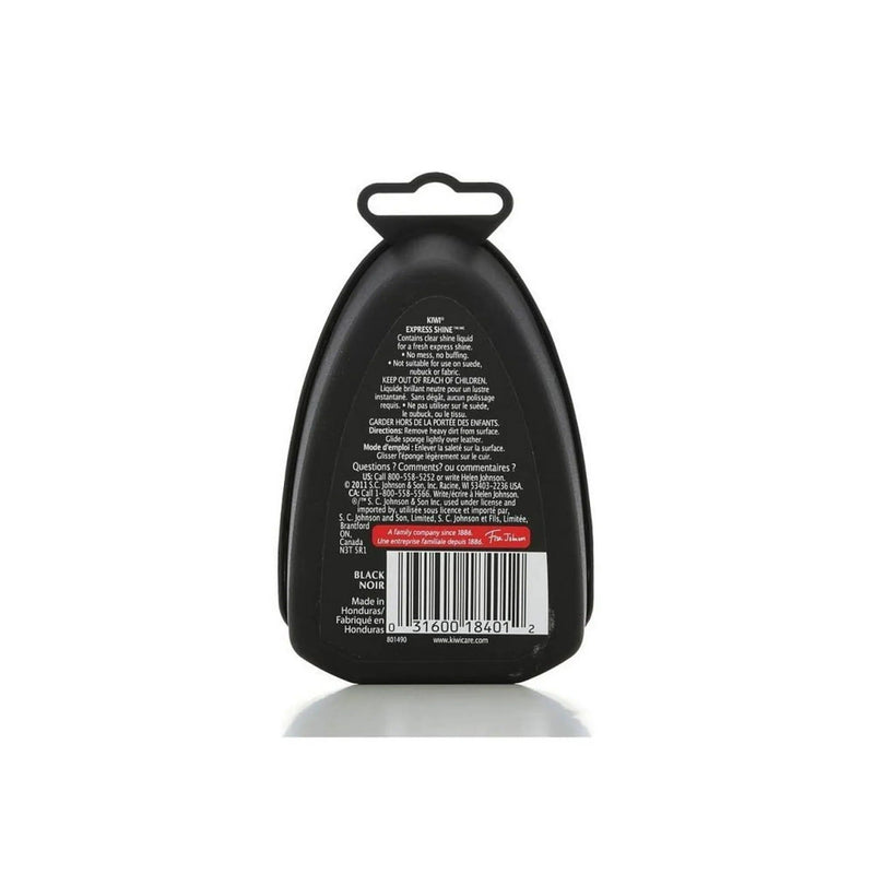 KIWI Express Shoe Shine Sponge, Black ( 7 mL / 0.23 Fl Oz )