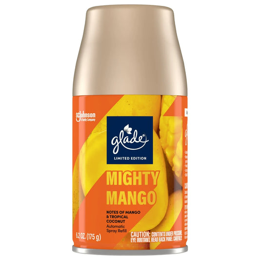 Glade Automatic Spray Refills, Mighty Mango, 6.2oz -