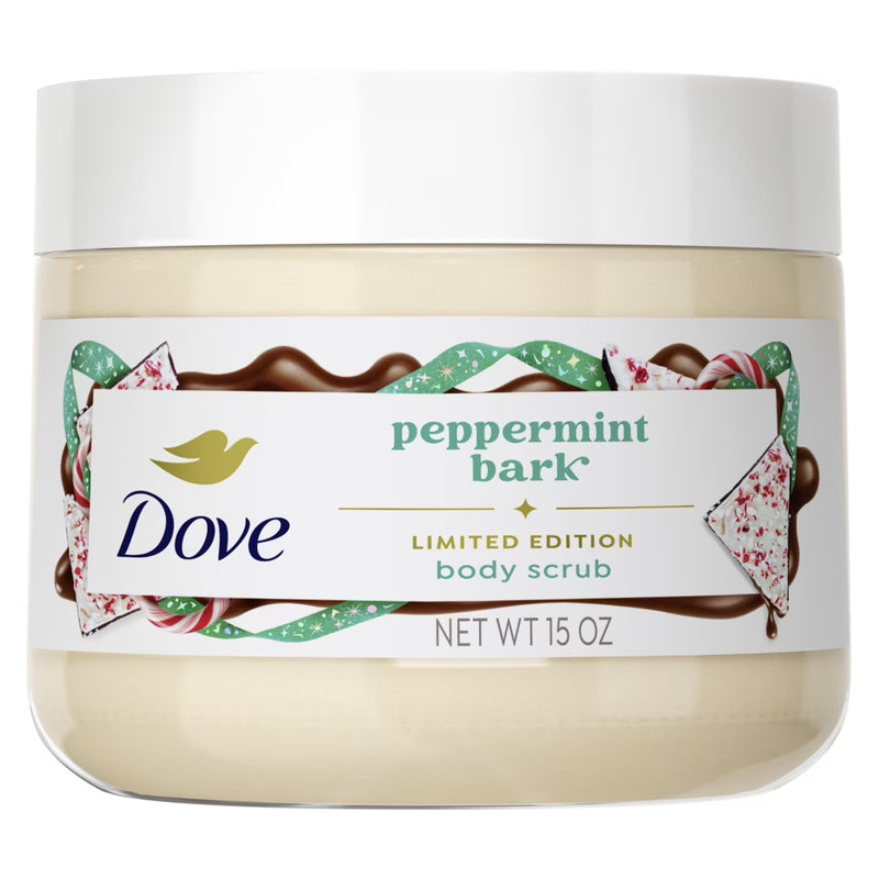 Dove Limited Edition Body Scrub, Peppermint Bark, 15oz