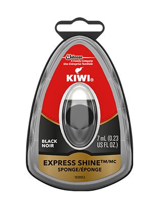 KIWI Express Shoe Shine Sponge, Black ( 7 mL / 0.23 Fl Oz )