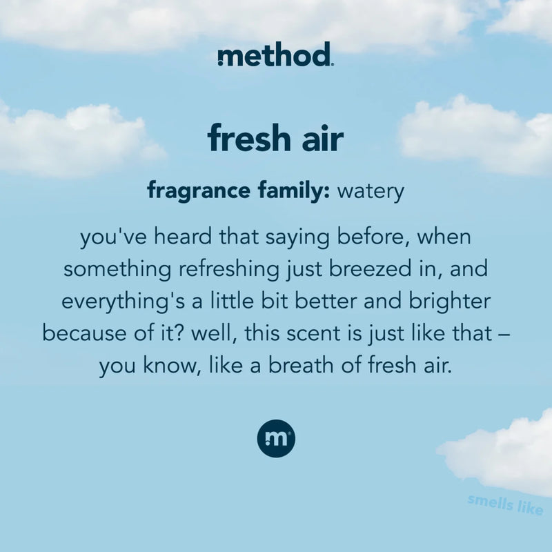 Method Laundry Detergent, Fresh Air, 8.1oz
