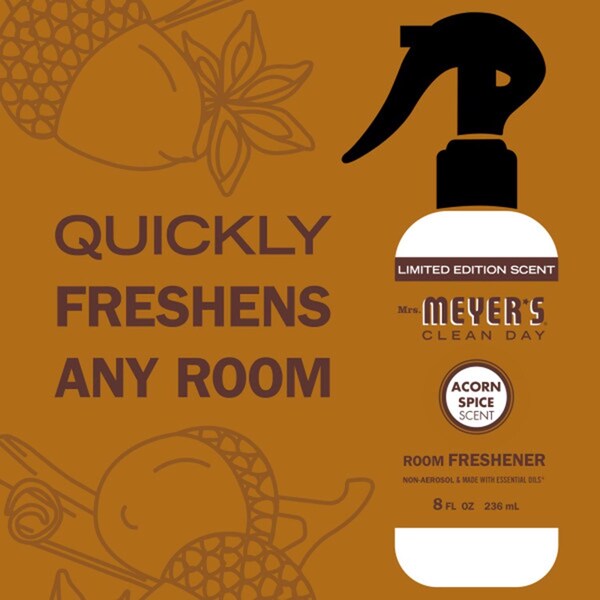 Mrs. Meyer's Room Freshener Spray, Acorn Spice, 8oz