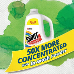 Shout Triple-Acting Laundry Stain Remover Refill Bottle, 60 Fl Oz.