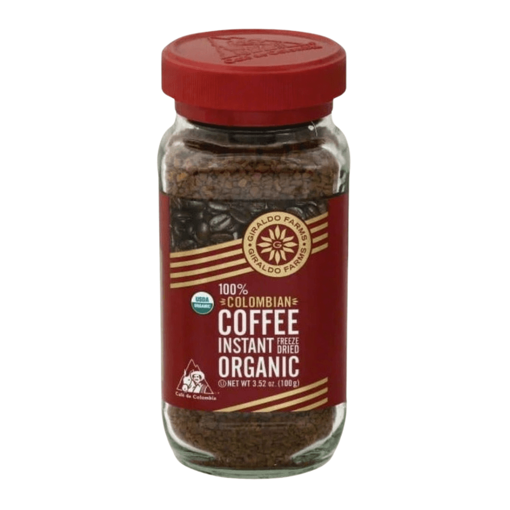 Giraldo Farms 100% Organic Instant Freeze Dried Colombian Coffee, 3.5 oz