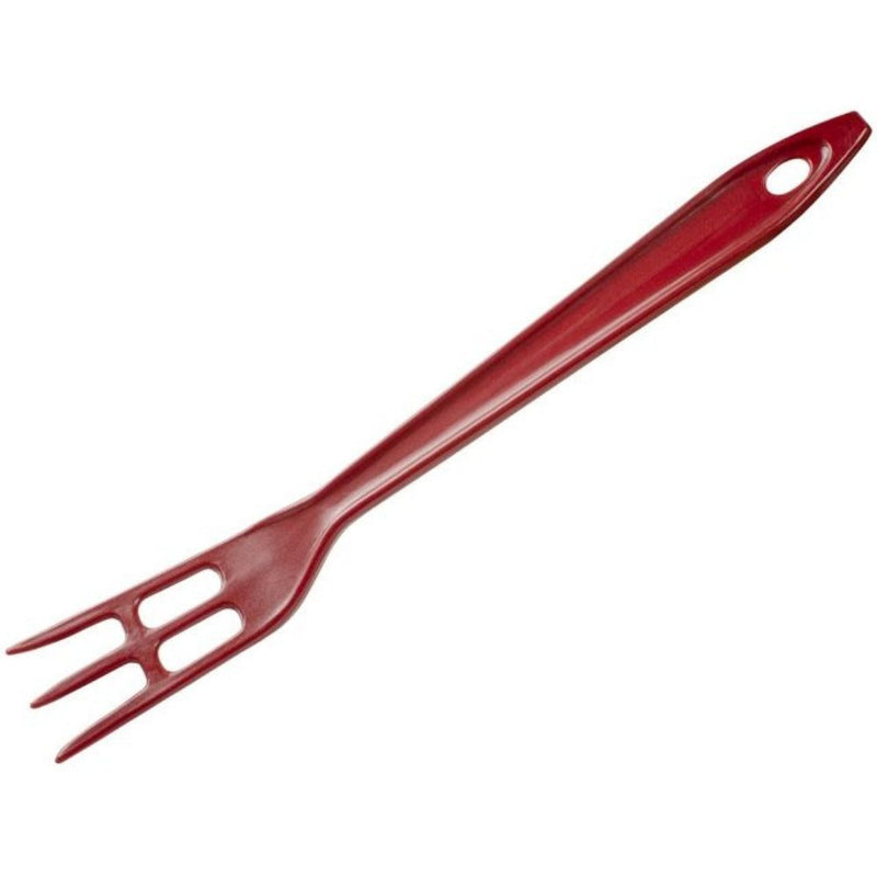 Hutzler Reinforced Nylon Waffle Cooking Fork, Red - 2 Pack - First Choice Buying