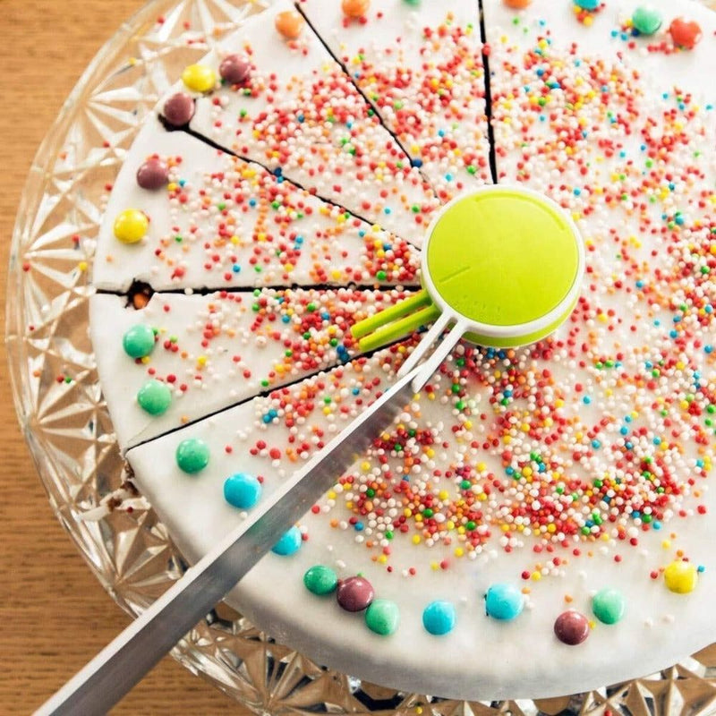 Hutzler The Perfect Cake & Pie Divider, Green - First Choice Buying