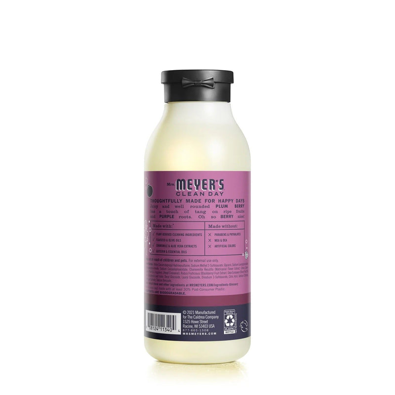 Mrs. Meyer's Clean Day Body Wash, Plum Berry, 16 Oz