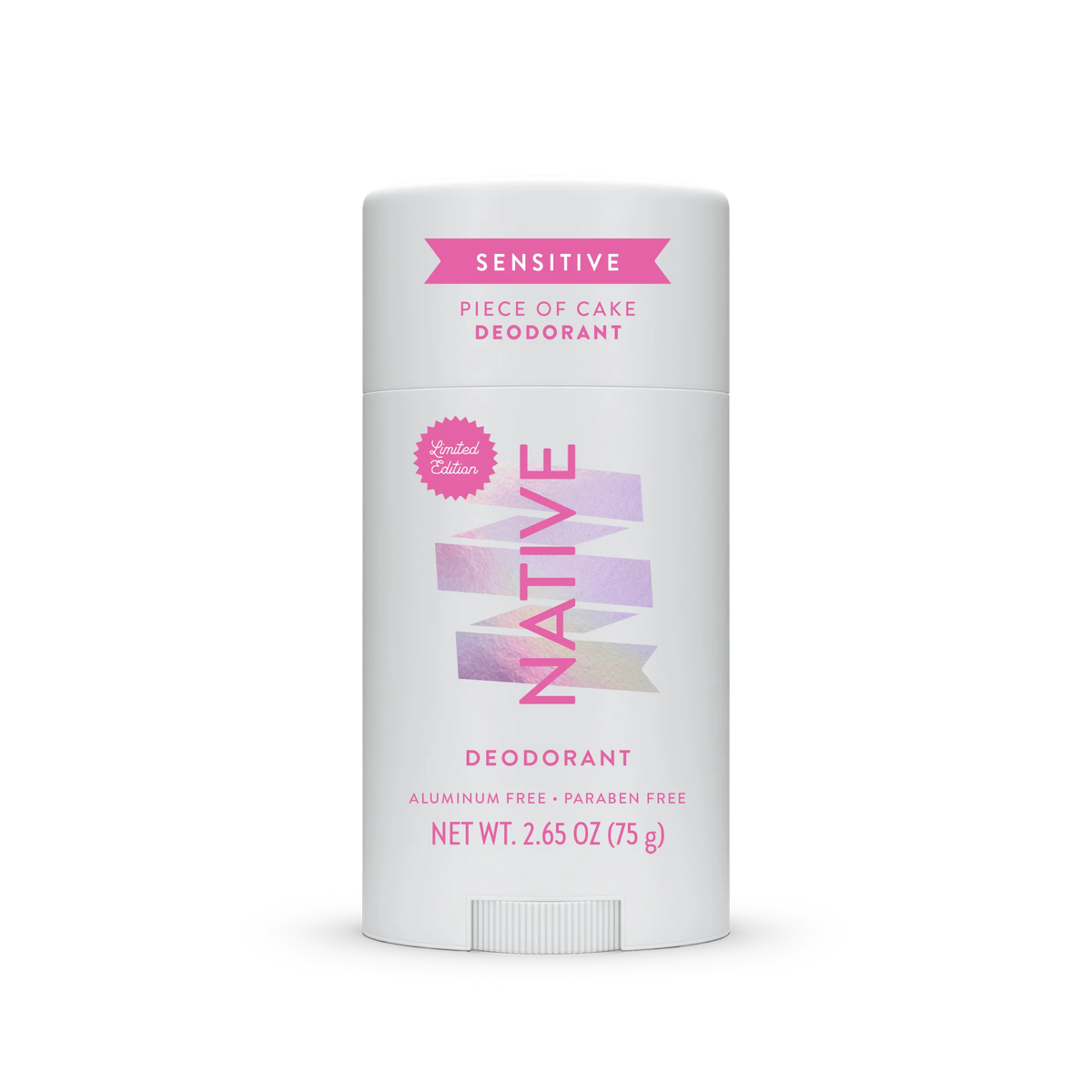 Native Sensitive Deodorant Stick, Piece of Cake, 2.65oz -