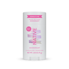 Native Sensitive Deodorant Stick, Piece of Cake, 2.65oz