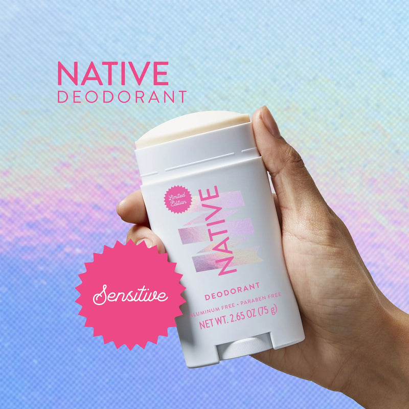 Native Sensitive Deodorant Stick, Piece of Cake, 2.65oz