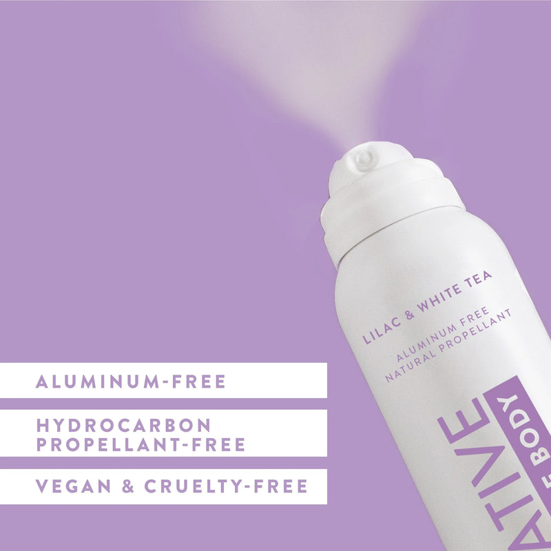 Native Whole Body Deodorant Spray, Lilac & White Tea, 3.5oz