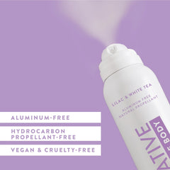 Native Whole Body Deodorant Spray, Lilac & White Tea, 3.5oz