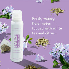 Native Whole Body Deodorant Spray, Lilac & White Tea, 3.5oz