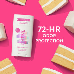 Native Sensitive Deodorant Stick, Piece of Cake, 2.65oz