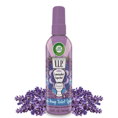 Air Wick V.I.P. Pre-Poop Toilet Spray, Lavender Superstar, 1.85 oz