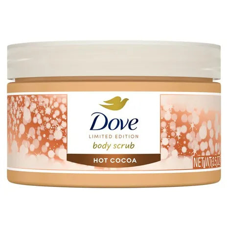 Dove Limited Edition Body Scrub, Hot Cocoa, 3.5oz
