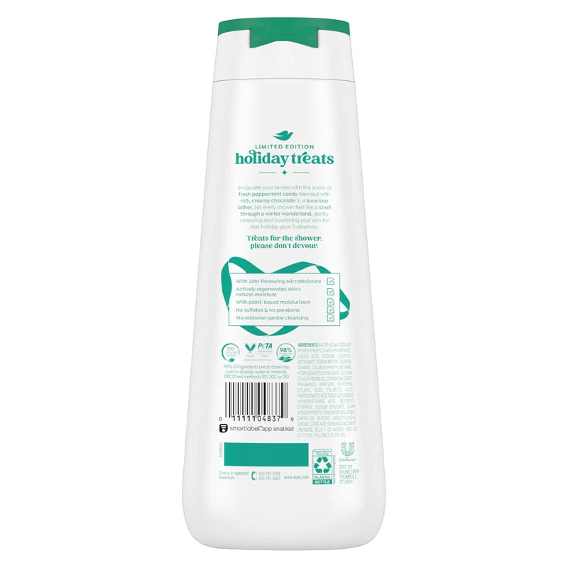 Dove Limited Edition Body Wash, Peppermint Bark, 20oz