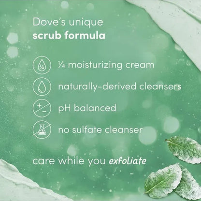 Dove Limited Edition Body Scrub, Winter Mint, 3.5oz -