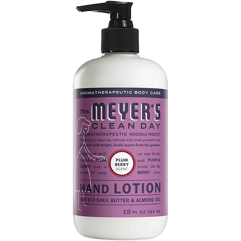 Mrs. Meyer's Clean Day Hand Lotion, Plum Berry Scent, 12 Oz. - First Choice Buying
