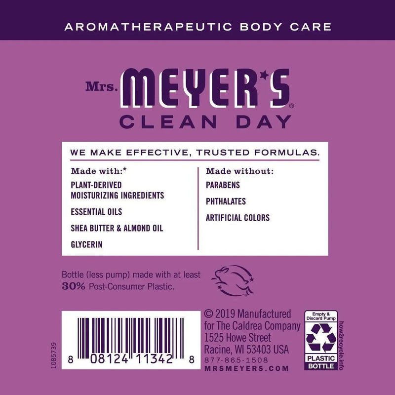Mrs. Meyer's Clean Day Hand Lotion, Plum Berry Scent, 12 Oz. - First Choice Buying