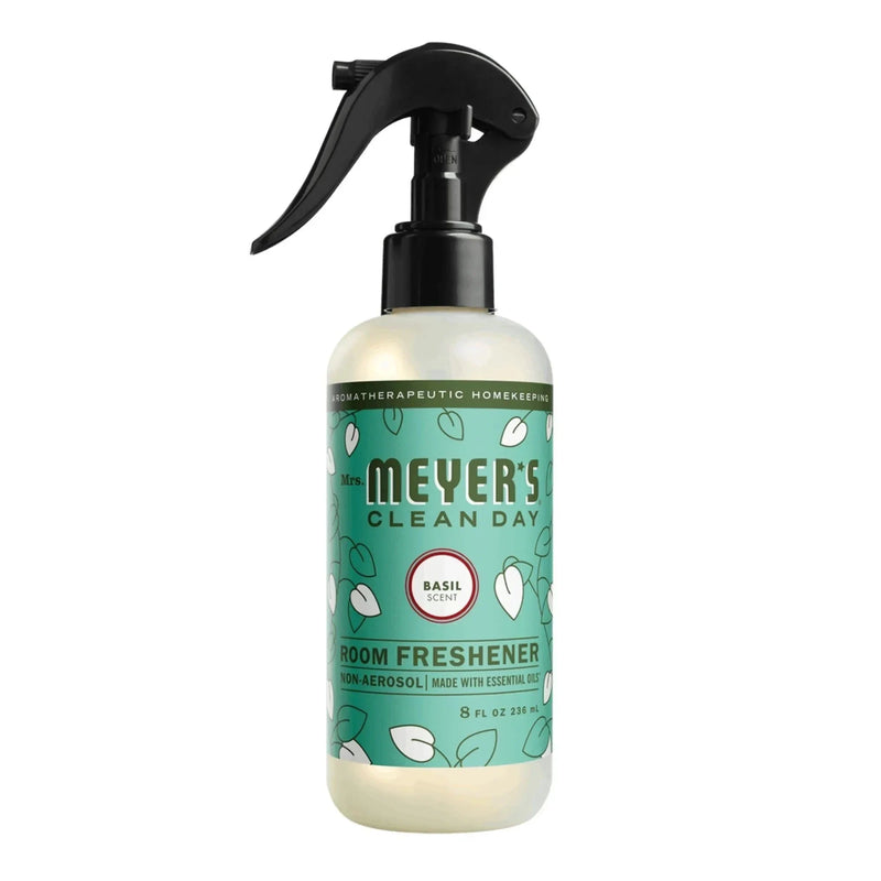 Mrs. Meyer's Clean Day Room Freshener Infused with Essential Oils, Basil, 8 fl. oz - First Choice Buying