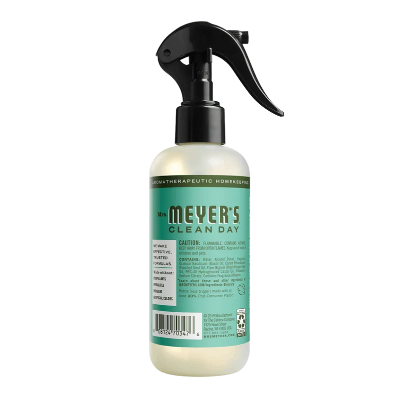 Mrs. Meyer's Clean Day Room Freshener Infused with Essential Oils, Basil, 8 fl. oz - First Choice Buying